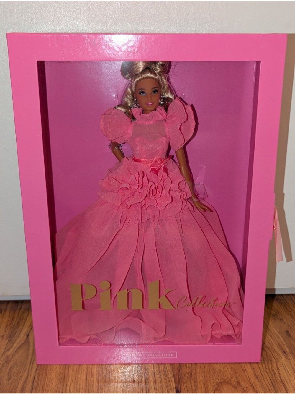 Barbie Signature Pink Collection Doll In Elegant Ruffle Gown Limited Edition